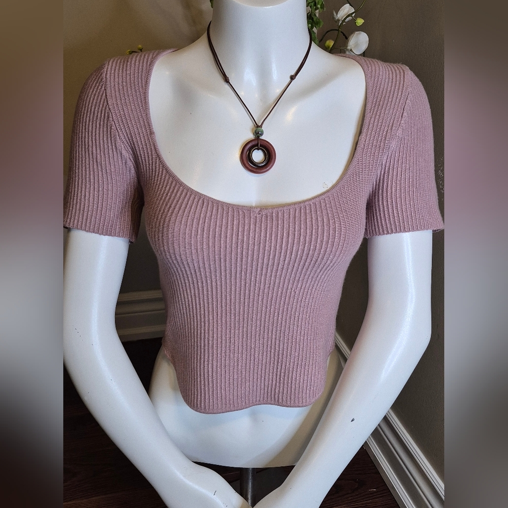 Forever 21 Pink Knit Tank Top